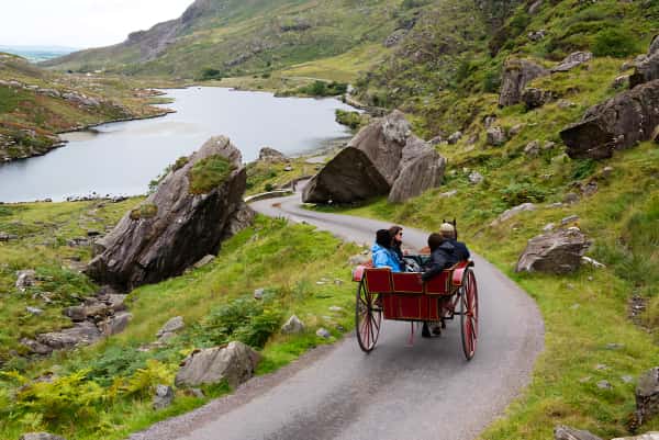 Jaunting Car in the Gap of Dunloe